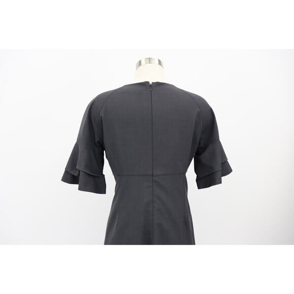 Celine Tulip Wool Dress Modele Depose Size EU 40 Size US 8 Made in France - Picture 7 of 14